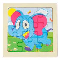 Puzzles Infantiles en Madera. Con 5 diseños Diferentes. Juguetes educativos para niños, Desarrollo Mental. Perfectos para entregar como regalo o detalle en cumpleaños Infantiles, guarderías y fiestas o eventos con niños y niñas. Medida: 11x11 cm. - details 3
