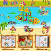 Bloques De Construcción Magnéticos De Tamaño Grande Juguetes STEM Educativos Set De Construcción Aprendizaje Regalo De Cumpleaños Y Navidad Para Niños - details 2