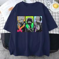Camiseta Gráfica De Técnica Casual Para Mujer Con Estampado De Deku Bakugou Katsuki Todoroki Shoto Cuello Redondo Manga Corta - details 7