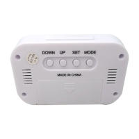Reloj De Alarma Digital LED Con Pantalla Retroiluminada Función Snooze Calendario Y Temperatura Para Oficina Y Hogar - details 9