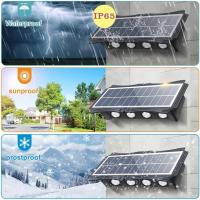Lámpara De Pared Solar Exterior LED Impermeable Iluminación Moderna Para Jardín Balcones Decoración Luz De Escenario IP65 - details 8