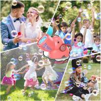 Pistola De Burbujas Portátil Para Niños Y Niñas Máquina De Burbujas De Jabón Eléctrica Para Fiestas Al Aire Libre Regalo Para Niños - details 12