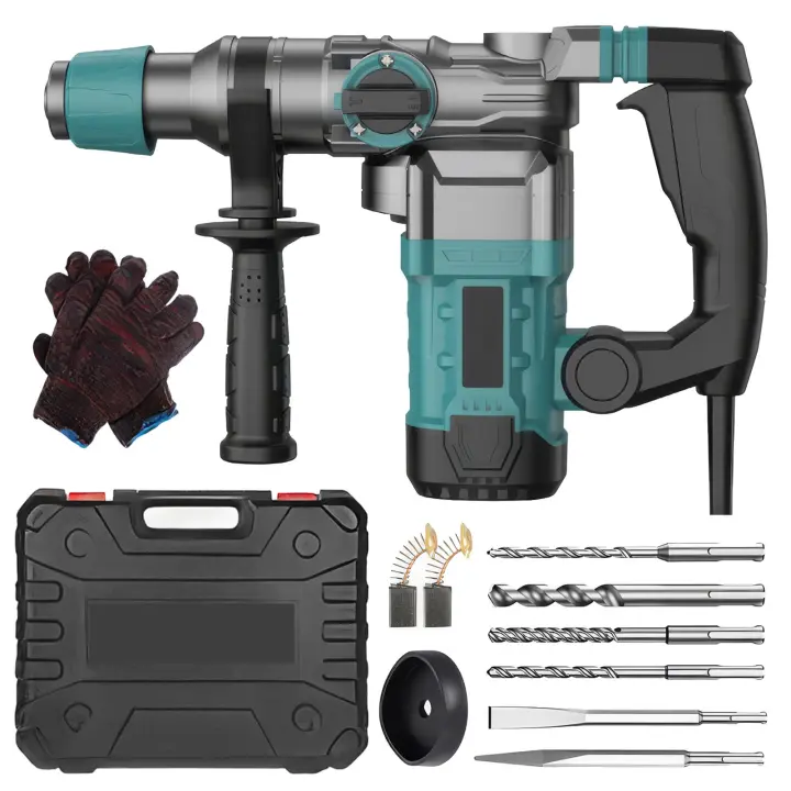 1200W Rotary Electric Hammer Drill Concrete Perforator 220V Electric Hammer/Drill/Electric Pick For Demolition Concrete Slotting - 1