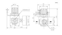 Regulador De Presión AR2000-02 G1/4'' Unidad De Tratamiento De Aire Pneumático Válvula Reguladora De Presión - details 0