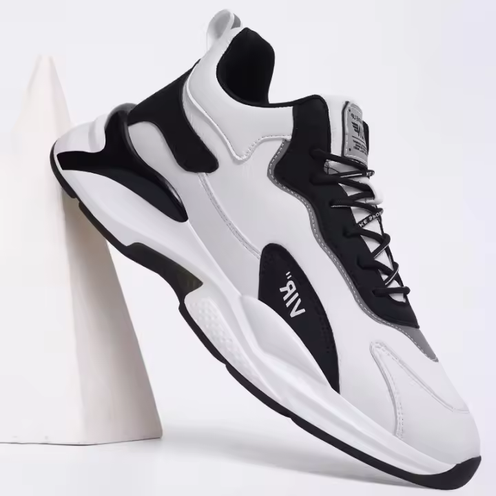 Zapatos de hombre de algodón individual, otoño e invierno, nuevos, con superficie de PU, cómodos y ligeros, para deportes al aire libre, transpirables, casuales, para hombre - 1