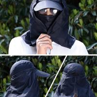Gorro De Buceo Con Pico Ancho Y Cubierta De Cuello Para Protección Solar Al Aire Libre Gorro De Verano Transpirable Para Pesca Y Caza - details 3