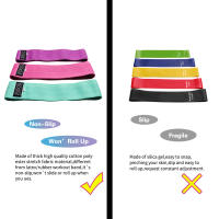 Banda De Resistencia De Tela Antideslizante Para Yoga Y Ejercicios De Glúteos Equipo De Entrenamiento De Musculación Non-slip Booty Workout Trainer Thicken Bands - details 6