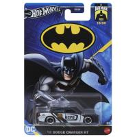 Dodge Charger RT 2011 policia Batman Hot Wheels escala 1/64 Mattel - details 0