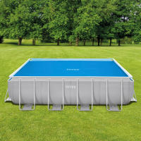 INTEX - Cobertor solar piscina rectangular, 488x244 cm, con orificios de drenaje, conserva la temperatura, reduce la evaporación del agua - details 1