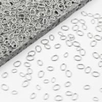 200pcs Anillos De Salto Ovalados De Acero Inoxidable Para Fabricación De Joyas DIY Cadena De Llaves Pendientes Collar Pulsera Accesorios Metálicos - details 3