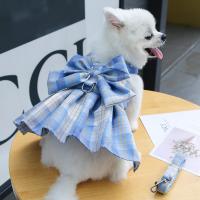 Traje De Vestido Para Perro Con Correa Arnes De Enlace Vestido De Sastre Para Mascotas Material Poliéster Estilo Princesa - details 9