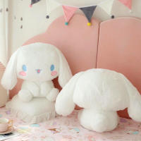 Muñeco De Peluche Grande De Anime Sanrio Con Orejas Grandes Y Diseño De Cinnamoroll Regalo De Cumpleaños Para Niños Juguete De Cojín Sentado De Dibujos Animados Japonés - details 2