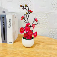 Nueva Planta Artificial De Bonsái Para El Día De La Madre 2025 Pequeño Árbol Simulación En Maceta Flores Falsas Para Adornar La Mesa Y El Hogar - details 6