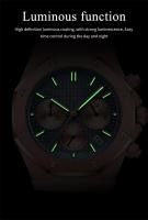 Reloj De Pulsera Para Hombre POEDAGAR Lujo Resistente Al Agua Con Manecillas Luminosas Cronógrafo Acero Inoxidable Cuarzo Reloj Hombre - details 7