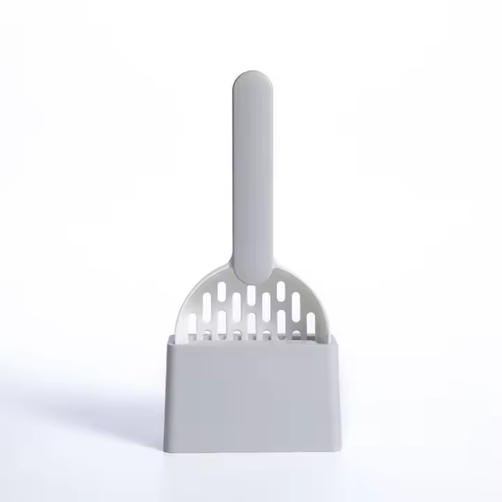 Juego De Cuchara Para Arena De Gato Avanzado Herramienta De Limpieza Para Perros Y Gatos Durable Y Ligera Conjunto De Inodoro Para Pelos Y Orina - 1