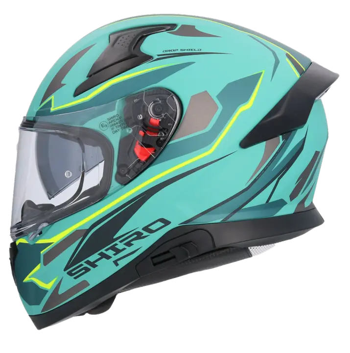 CASCO INTEGRAL SHIRO KATANA SHARP VERDE MATE - 1