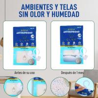 CLAW PROJECT Pack de 12 Bolsas Antihumedad Armario Ropa – Deshumificador Percha Colgante Garaje – Elimina malos Olores - Absorbente Humedad Trastero, Ventanas, Barcos, - details 2
