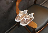 Zapatos De Niñas 2020 Primavera Otoño Con Cordones Glitter Cuero Sintético Antideslizantes Planos Casuales Para Niñas Tallas 7-13 Adecuados Para Todas Las Estaciones - details 4