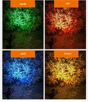 Spotlight Solar LED RGB 18 Luces Impermeable Para Jardín Decoración De Paisaje Camino Y Jardín Luz De Escenario Única Diseño - details 10