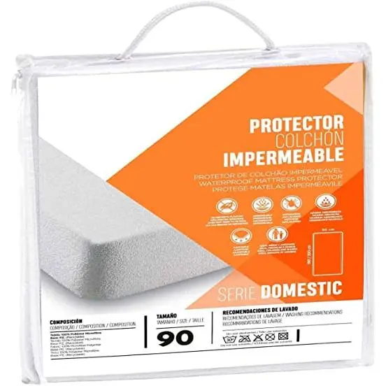 ARISE SHOP- Protector de colchon Impermeable, Maxima absorvencia, 100% Microfibra, Anti-Acaros, Anti-Bacteriano, Cubre Colchon Ajustable ,Varias Medidas - 1