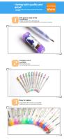 Esto De 12 Piezas De Rotuladores De Gel Con Brillo Y Olor Para Escuela Oficina Dibujo Arte Marcadores Para Libros De Colores Y Diarios - details 0