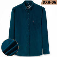 Camisa Larga De Manga Para Hombre Algodón Puro Corduroy Retro Resistente a Rasguños Y Desgaste Ropa Casual Social Diaria - details 10
