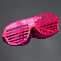 Gafas LED De Brillo En La Oscuridad En Multiple Neón Para Fiesta Cierta Fiesta De Navidad Mardi Gras Cumpleaños Luces De Lámpara De Sombra - details 4