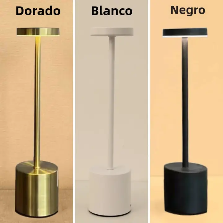 Lámpara De Mesa Creativa Con Luz Ambiental LED Recargable Toque De Exterior Decoración Barra Luz Nocturna Para Escritorio Y Dormitorio - 1