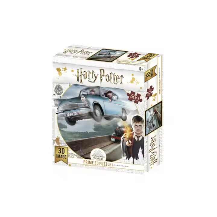 Puzzle 3d lenticular harry potter ford anglia 500 piezas - 1