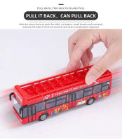 Mini Autobús De Aleación Para Niños Juguetes De Metal Diecast Coche De Retroceso Doble Piso Autobús De Visita Regalo De Navidad Para Niños - details 3