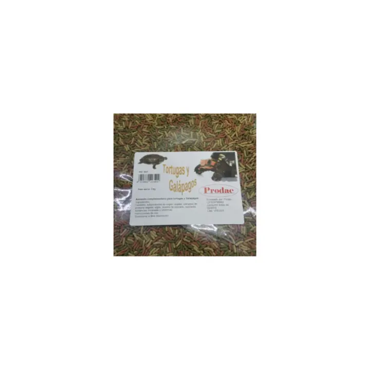 Prodac Alimentación para Tortugas y Galápagos. Formulación Especial con Nutrientes, Calcio y Vitaminas - 1