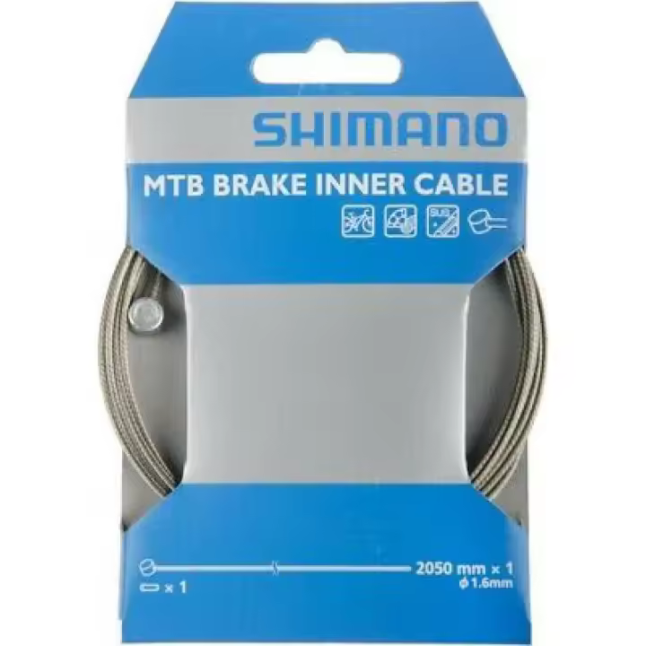 SHIMANO | Cable De Freno Inoxidable Mtb - Cables interiores de freno para MTB

Rendimiento Select
Cable interior de freno de acero inoxidable
ø 1,6 mm x 2050 mm
Acero inoxidable incl - 1
