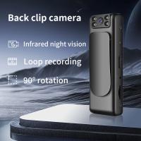Cámara Mini con Audio, 1080P FHD, 100° Ángulo Amplio, 128GB de Memoria Interna, 4H de Video, 720M de Audio, Batería Recargable de Litio de 450mAh, Rotación de 90°, Soporta hasta 128GB de SD, Uso Dual de Batería/USB, Negro - details 5