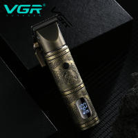 Cortadora De Pelo VGR Para Hombres Vintage Boutique Barber Serie Escultura De Cabello Para Peluquería Hogar Recargable Universal - details 23