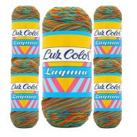 Lote 35 zepelines laguna algodón 100% LANAS LUZ COLOR – 100g y 400m por ovillo – Ideal para tejer, ganchillo y manualidades - details 3