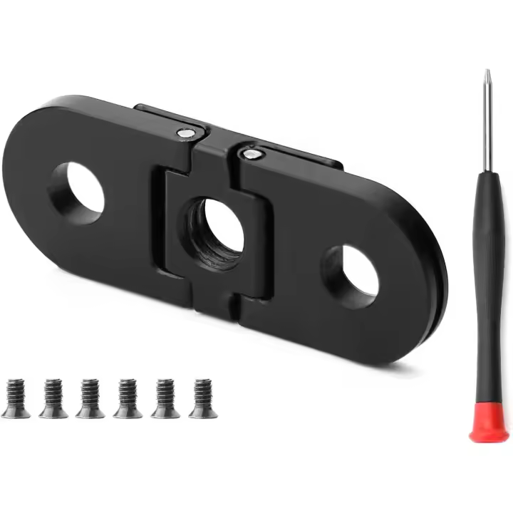 Adaptador de montaje de repuesto con conexión 1/4 de trípode, compatible con cámaras GoPro Hero 10/9 - 1