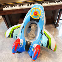 Vástago De Avión Inflable Para Natación Con Asiento Para Bebé Circulo De Natación Flotador Para Niños Piscina Agua - details 16
