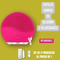 MISTIK  Kit Limpieza Nutrición Facial Ultrasónico Cepillo Sónico Silicona Pulverizador Cosméticos Humectante Recargable Piel Hidratación Tecnología Cuidado Belleza Profunda Exfoliación Regalo Mujer Mistik Beauty Madrid - details 1