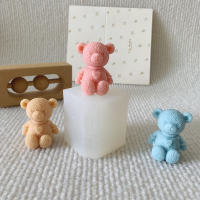 Molde De Velas De Silicona En Forma De Oso Mini Amor Para Artesanía Y Hacer Sabores a Mano Tamaño Approx. Como En La Imagen - details 12
