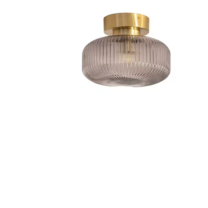 Ledkia Lámpara de Techo Metal y Cristal Windsor - 1