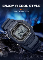 Reloj Deportivo Para Hombre SANDA G Style Fashion Resistente Al Choque Y Al Agua LED Digital Reloj Militar Con Luz Trasera Y Alarmas - details 10