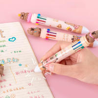 Lápices De Plástico Capybara 0.5mm Gel Colores Kawaii Para Escuela Y Oficina Suministros De Papelería 10 Colores - details 6