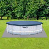 Piscina desmontable Chevron Prism Premium INTEX Redonda, Medidas 488x122cm, incluye parche de reparación, depuradora de cartucho, tapiz, cobertor y escalera de seguridad. Capacidad de 19.156L - details 5
