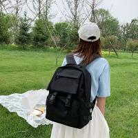 Mochila Estilo Universidad Para Mujeres Color Sólido Japonesa Moda Estudiante Bolsa Deportiva Nylon Preppy Unisex - details 12