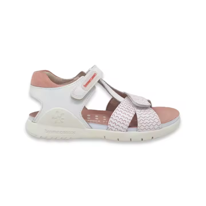 Sandalias marca Biomecanics modelo 212168 para niña en color blanco - 1