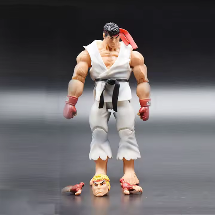 Figura De Acción NECA Ken Ryu Chun Li Hoshi Akuma Gouki Guile Juguete Móvil Decorativo Regalo De Cumpleaños Para Adolescentes Y Adultos - 1