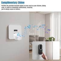 Videoportero,Lente gran angular de 120°, admite almacenamiento en la nube, conexión inalámbrica, consumo de energía ultrabajo, activación activa remota y admite múltiples cuentas para mirar en línea al mismo tiempo - details 2
