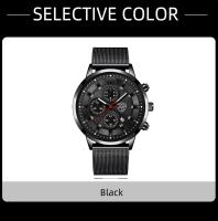 Reloj De Cuarzo Para Hombre DEYROS Minimalista De Moda Banda De Acero Inoxidable Malla Reloj Hombre Casual Negocio - details 8