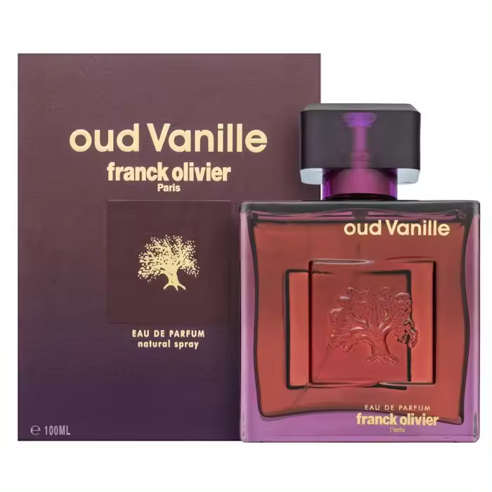 Franck Olivier Oud Vanille Eau de Parfum Unisex 100 ml - Fragancia Ámbar Amaderada con Notas de Vainilla y Oud - 1