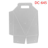 Caja De Regalo De Festivales 3D Con Almacenamiento De Caramelo Marco Cuadrado Borde De Encaje Herramienta De Corte Metálica Para DIY - details 10